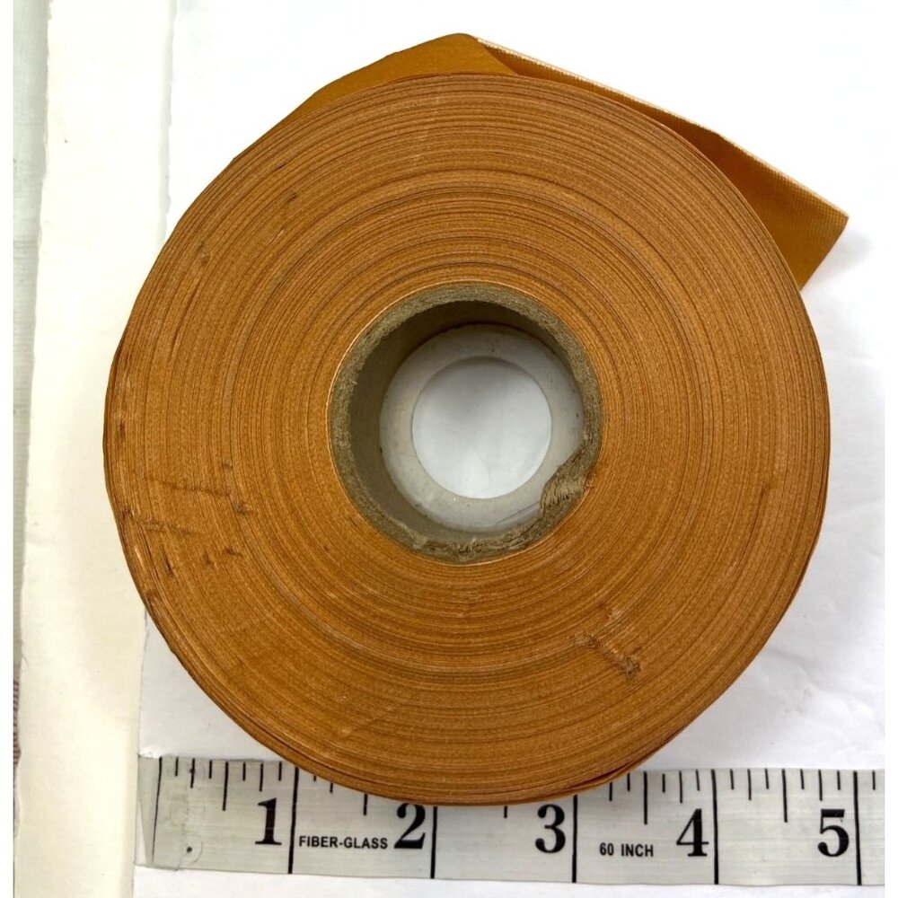 Golden Brown Satin Ribbon Roll 1.5 Wide 45 Yards For Crafting & Decorations 112d
